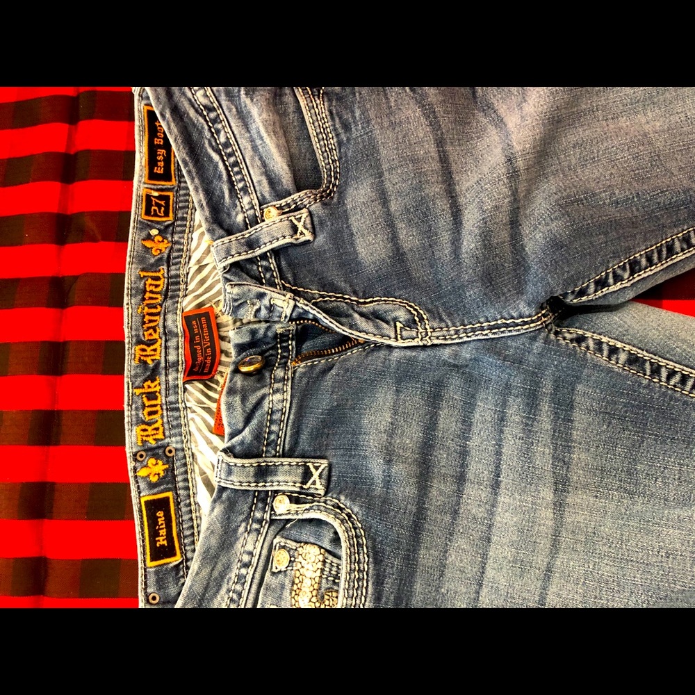 Rock revival Haine size 27 easy boot jeans